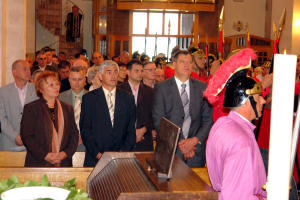 upanica Mira Buconi, predsjednik Gradskog vijea Mario Batinovi i gradonaelnik Stipo Gabri